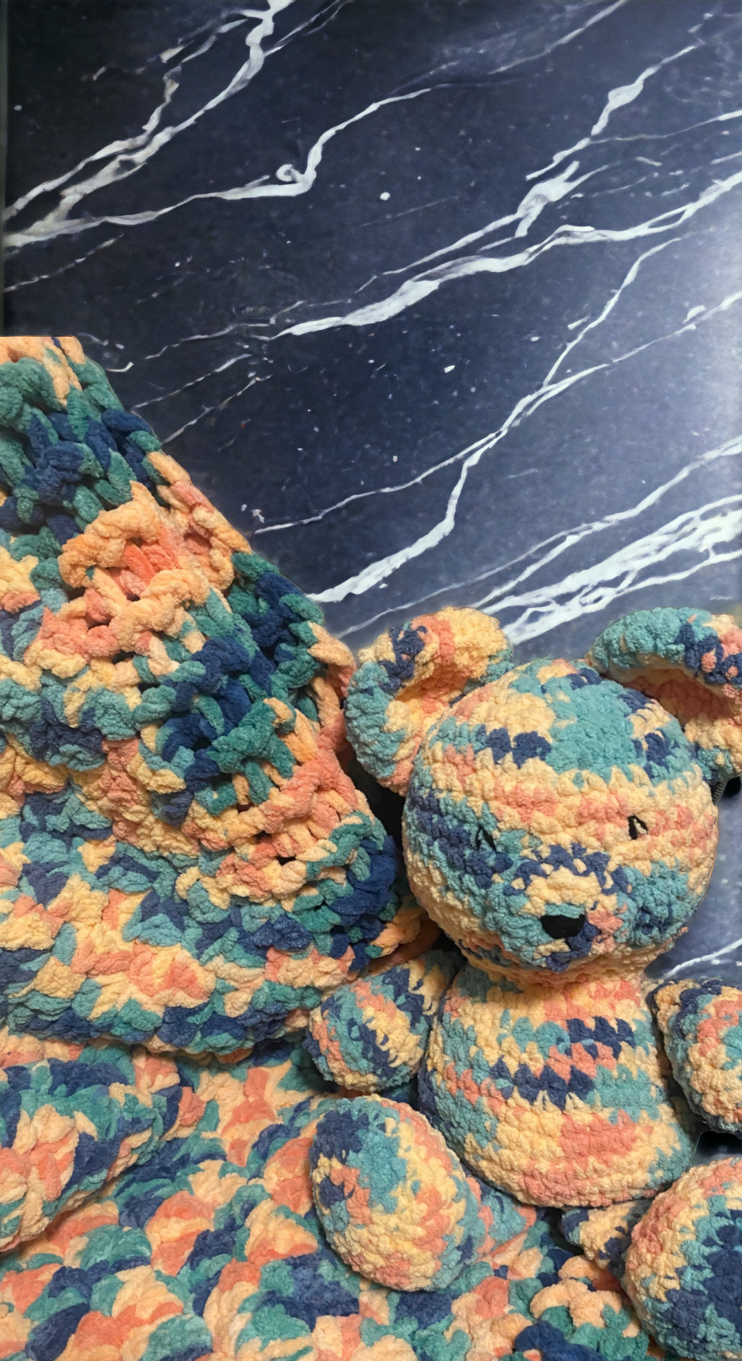 Baby Blanket & Bear Combo