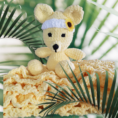 Baby Blanket & Bear Combo