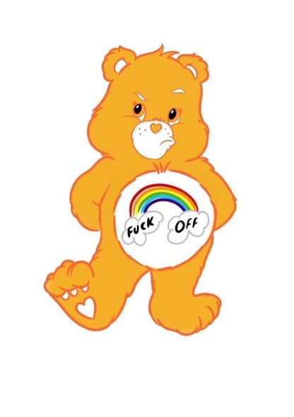 Don't Care Bear Cups (Explicit)