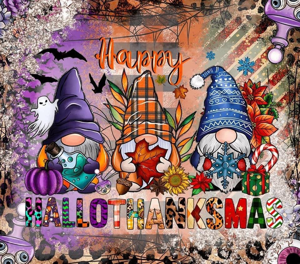 HalloThanksMas Cups